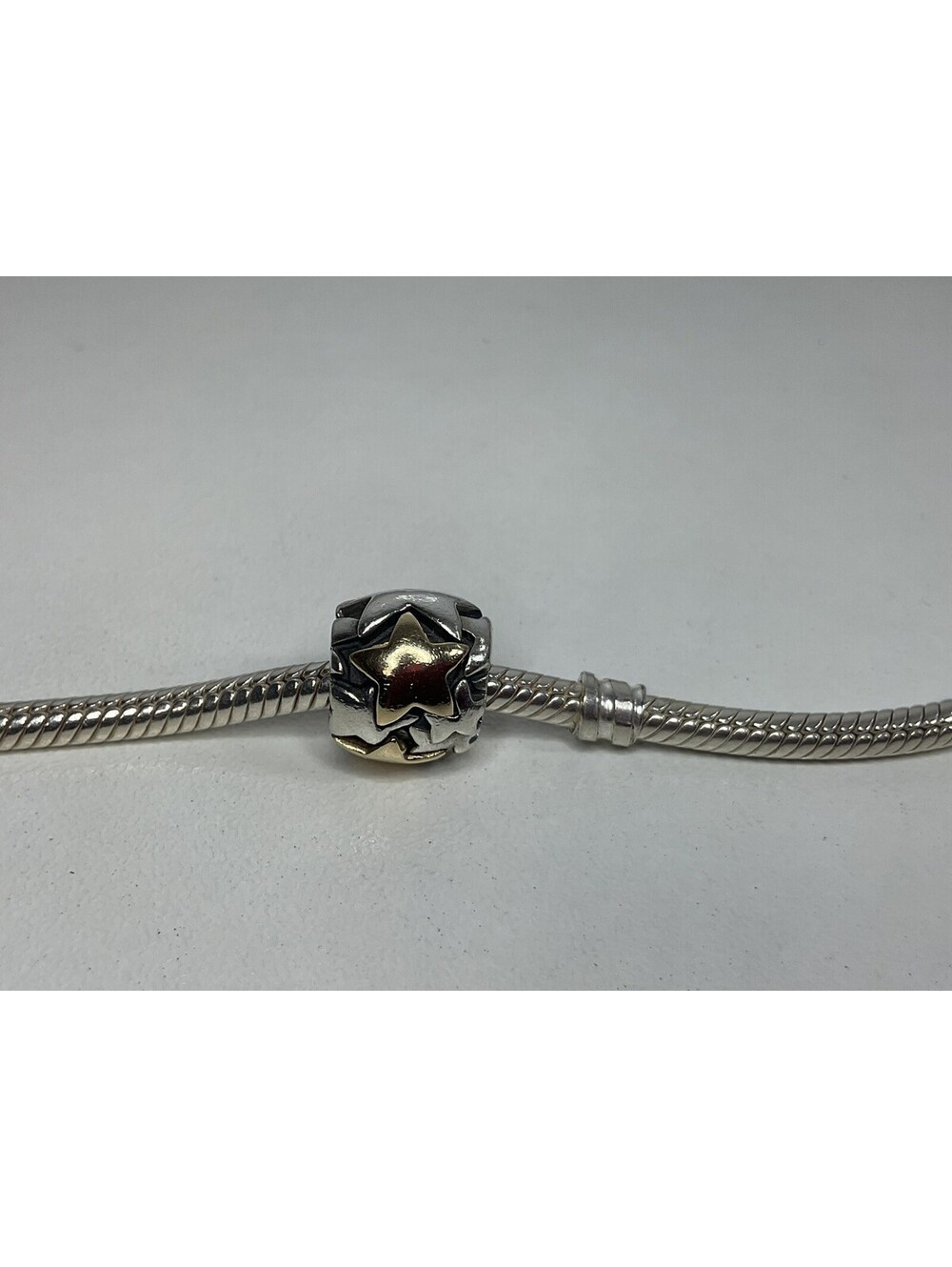 Pandora Golden Star Two Tone  Charm Retired